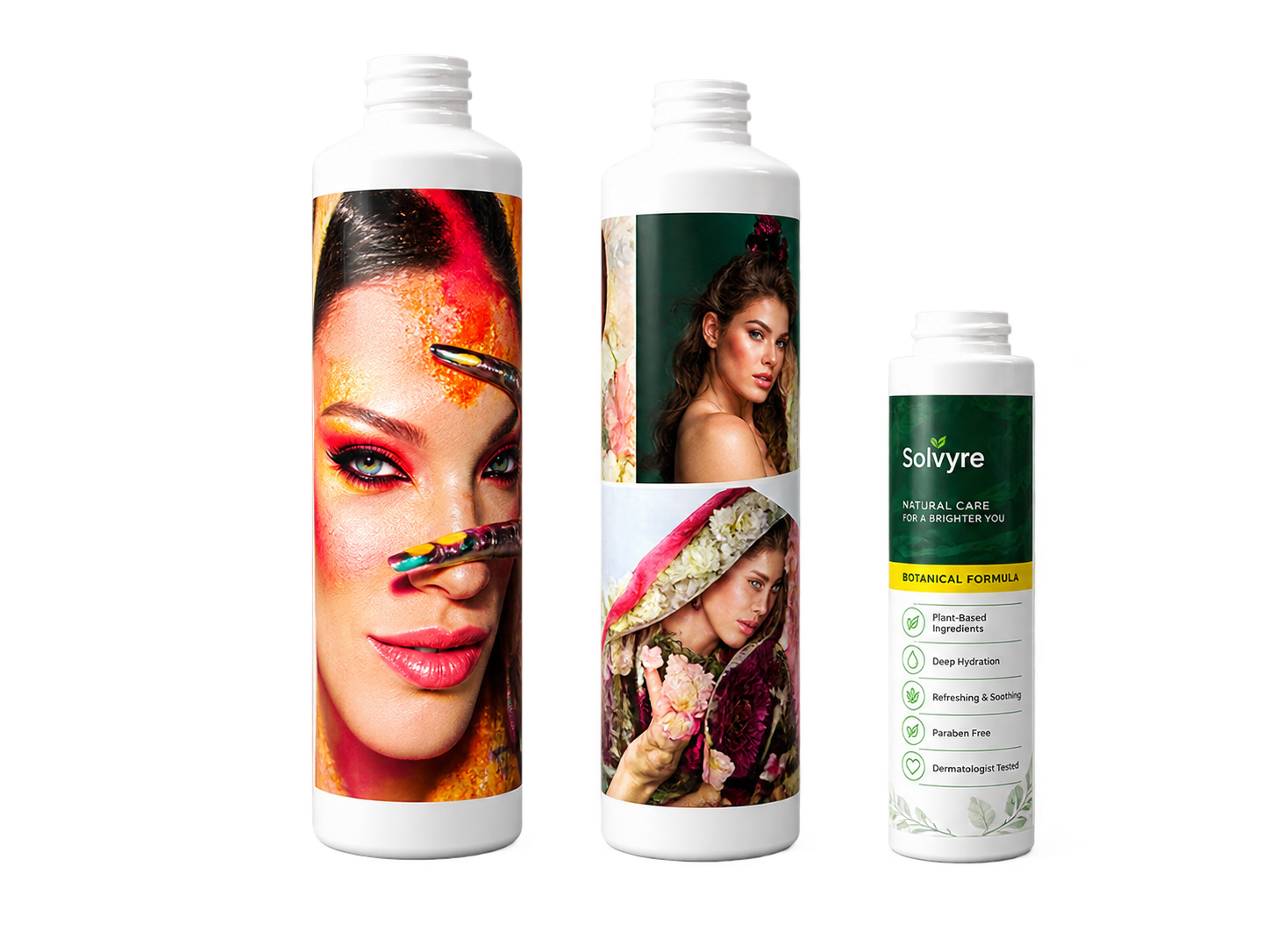 Decorated soft and hard tubes