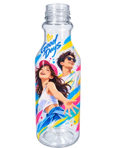 B15 printed cylindrical bottle example 2
