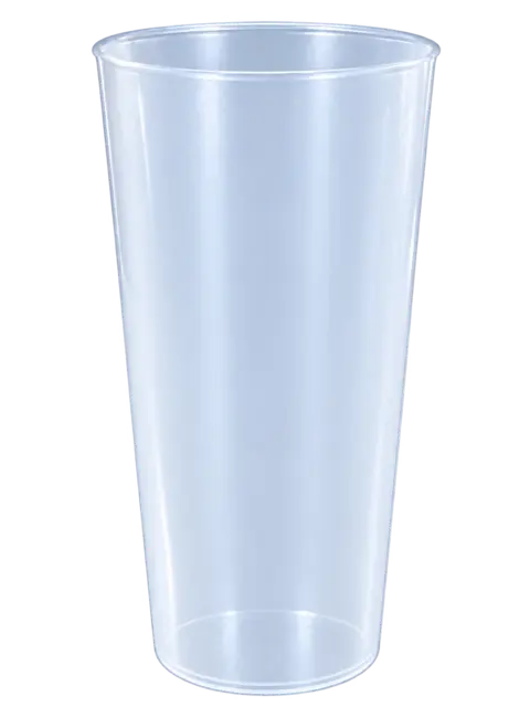 Blank tapered plastic cup